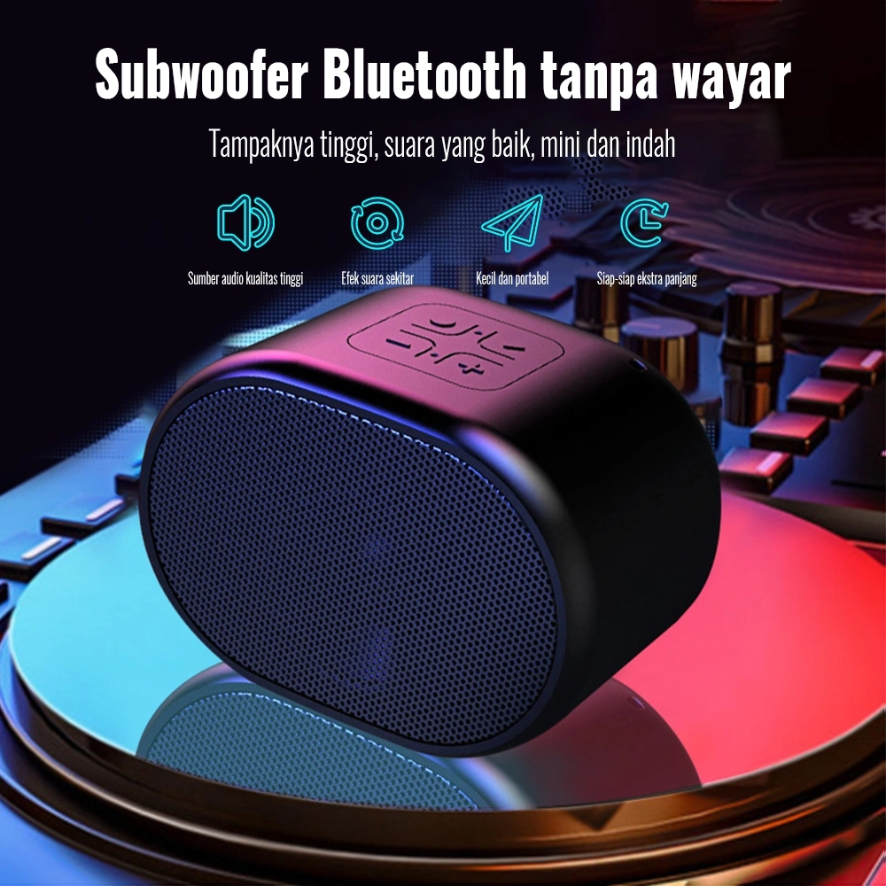 TWS Mini Bluetooth Speaker Music Box Full Bass/Portable Wireless Speake With HD Sound/Super Bass Waterproof Stereo Original