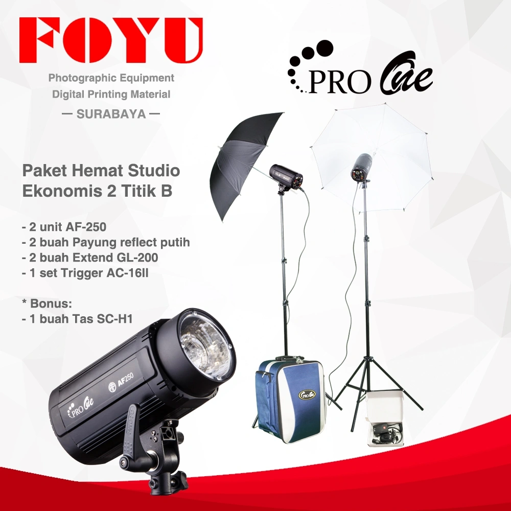 Pro One | Paket Hemat Studio Kit Ekonomis 2 Titik B