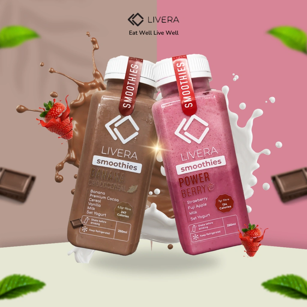 Livera Smoothies - Jus Sehat | Kaya Serat | Pelengkap Makan