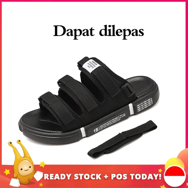 Sendal Pria - Tali Beiakang Yang Bisa Dilepas - Sendal Gunung Pria - Japan Casual Style - Non-Slip Dan Ringan - Sandal Import Tali Belakang - Sendal Boloni - Kekinian Sport - Sandal Pria - Sendal Pria Dewasa