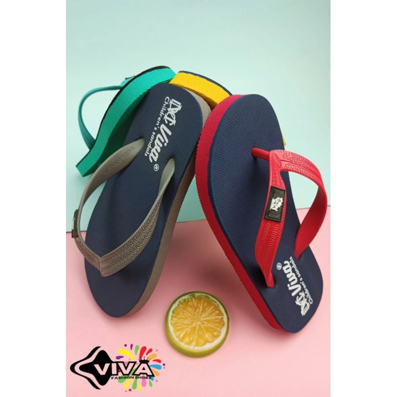 Viva Kids Sandal Jepit Anak Cowok Cewek Sandal Jepit Anak Laki Laki Perempuan lentur elastis 100%karet Rubber