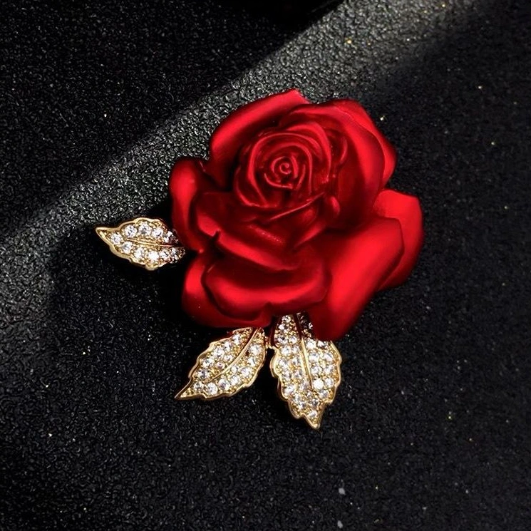 BR13 - Bross Roses Gaya Terbaru Titanium Steel Model Korea Anti Karat dan Anti Luntur