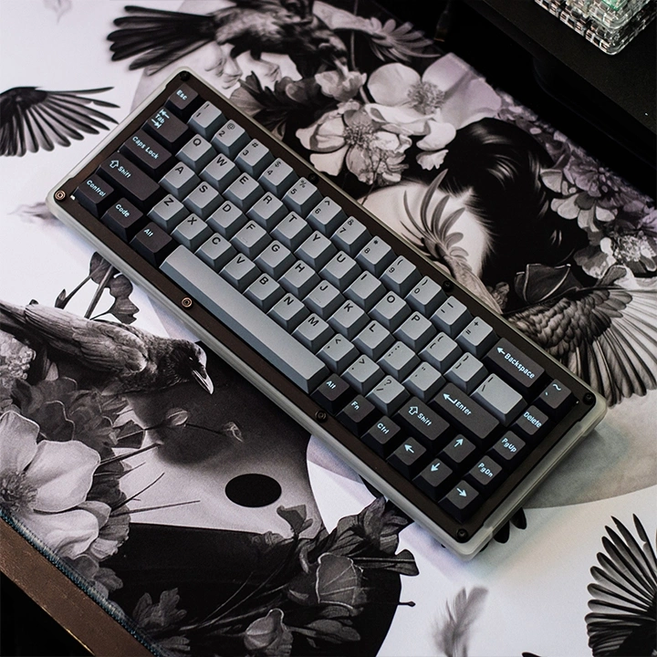 Keycaps Forest Blue Cherry Profile Double Shoot Keycap PBT For Mechanical Keyboard