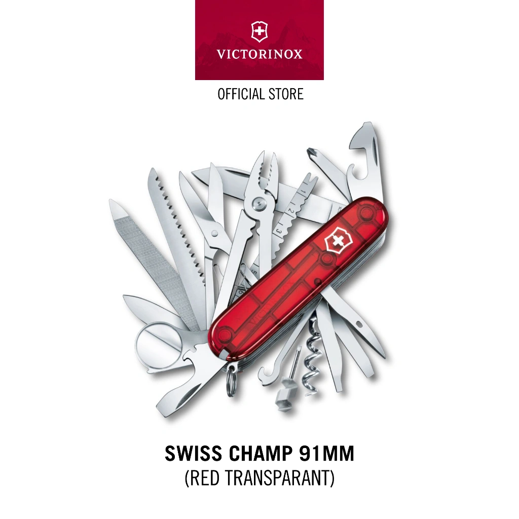 Victorinox Swiss Champ, 91 mm, [Pisau Mutifungsi]  Swiss Army Knife™