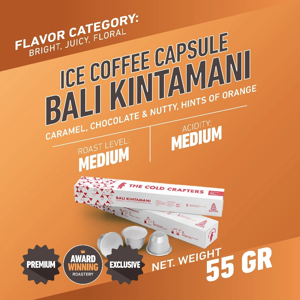 Iced Coffee Capsule / Kapsul Kopi - Bali Kintamani Nespresso Compatible