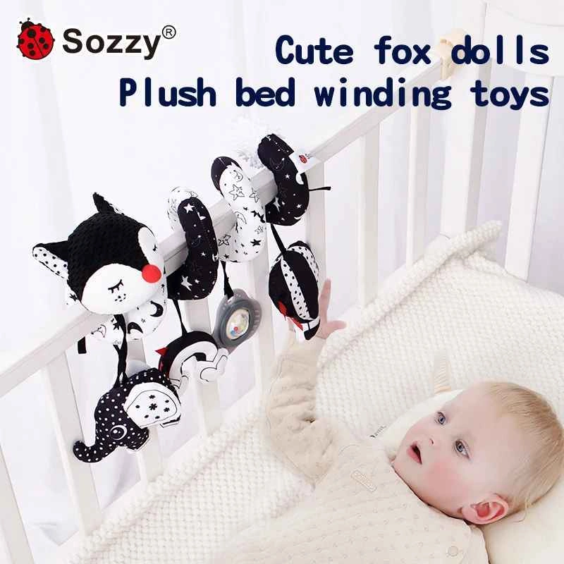 SOZZY Baby Stroller Seat Spiral Mainan Soft Aktifitas Sensorik Tempat Tidur Ranjang with Round Ball