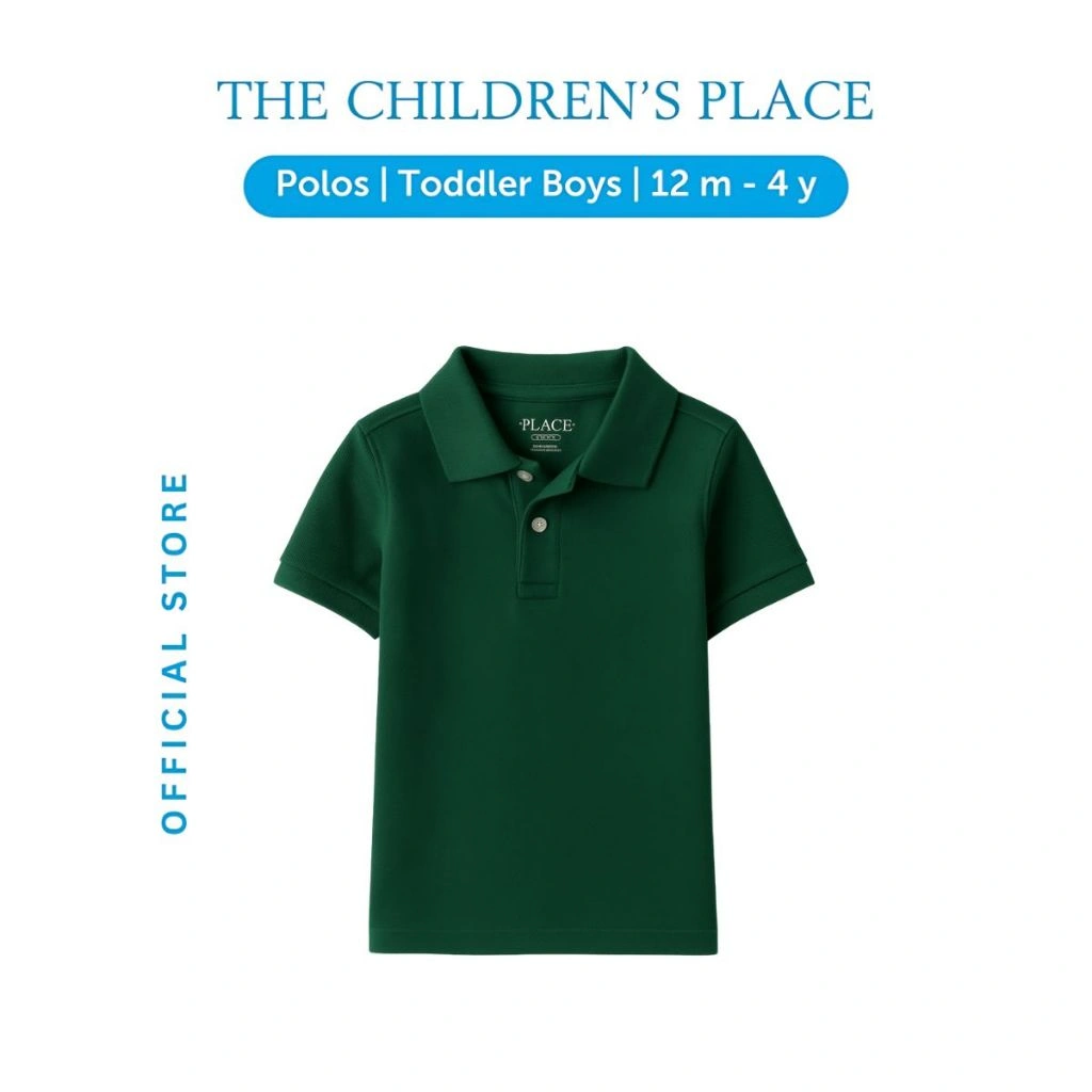 Boys Uniform Pique Polo - Kaos Polo Anak Laki (Hijau)
