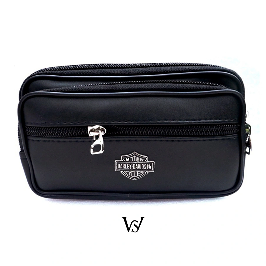 Dompet Hp Pria  3Ruang Pinggang Leather big size