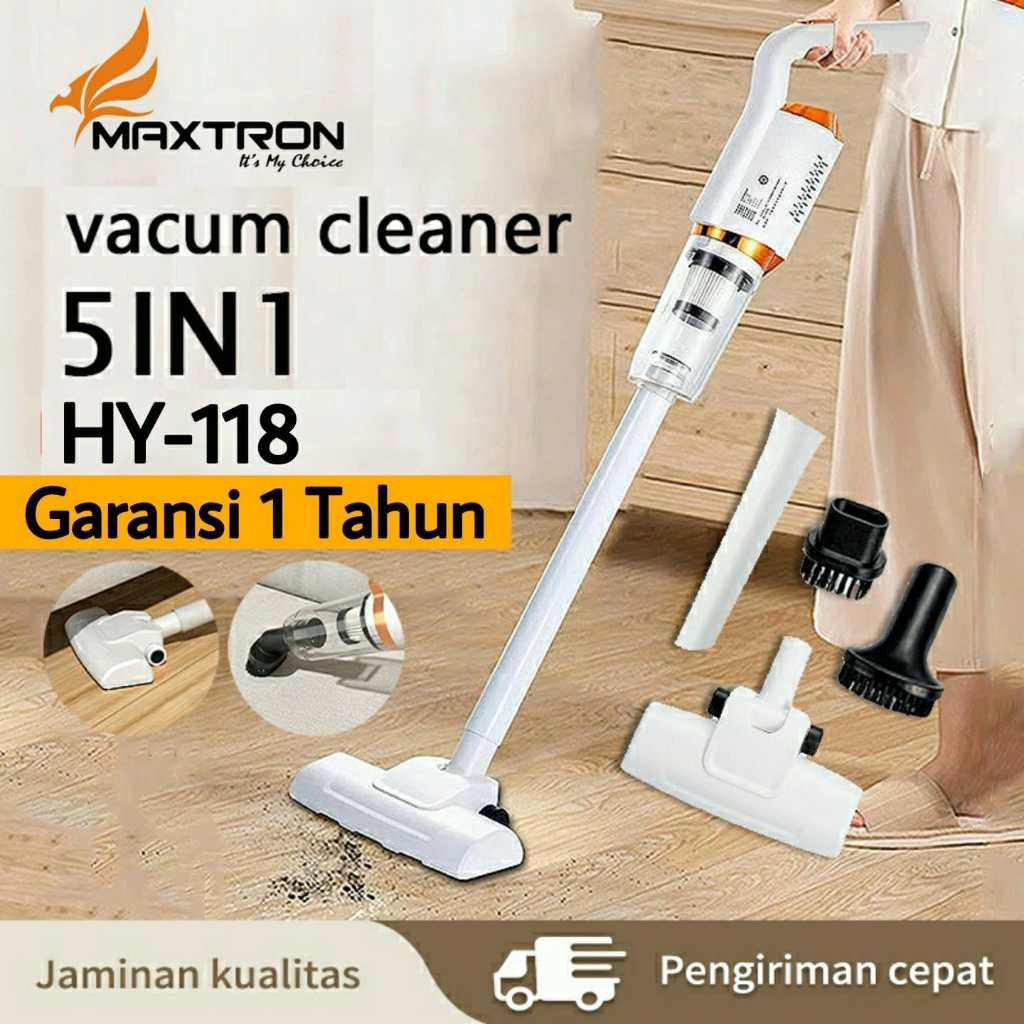 Maxtron Vacum Cleaner 5 In 1 Serbaguna Penyedot Debu Portable Multifungsi Vacum Cleaner Rumah Mobil Rechargeable Portable
