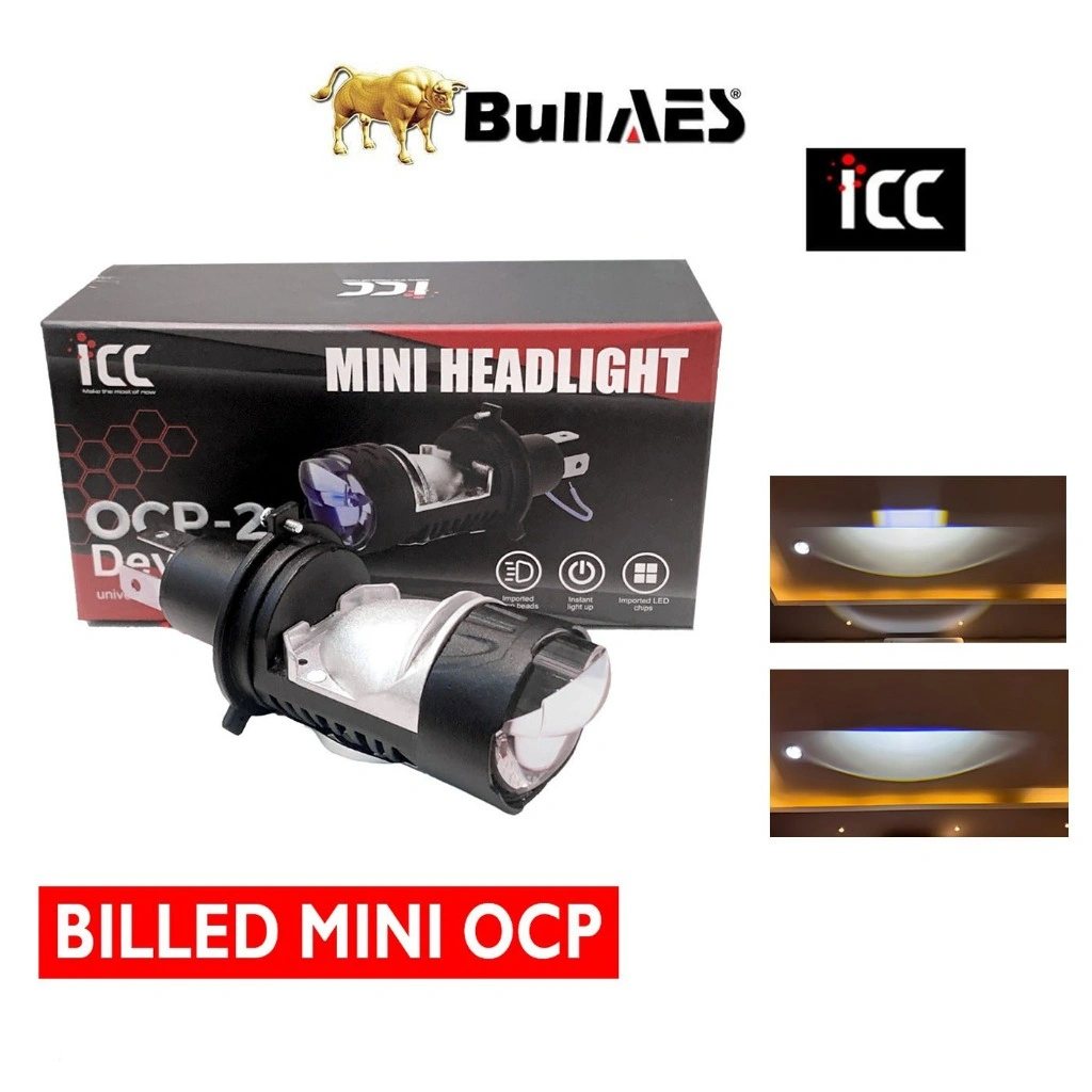 Biled Mini H4 BULLAES OCP 55 Watt Plus Devil Merk ICC