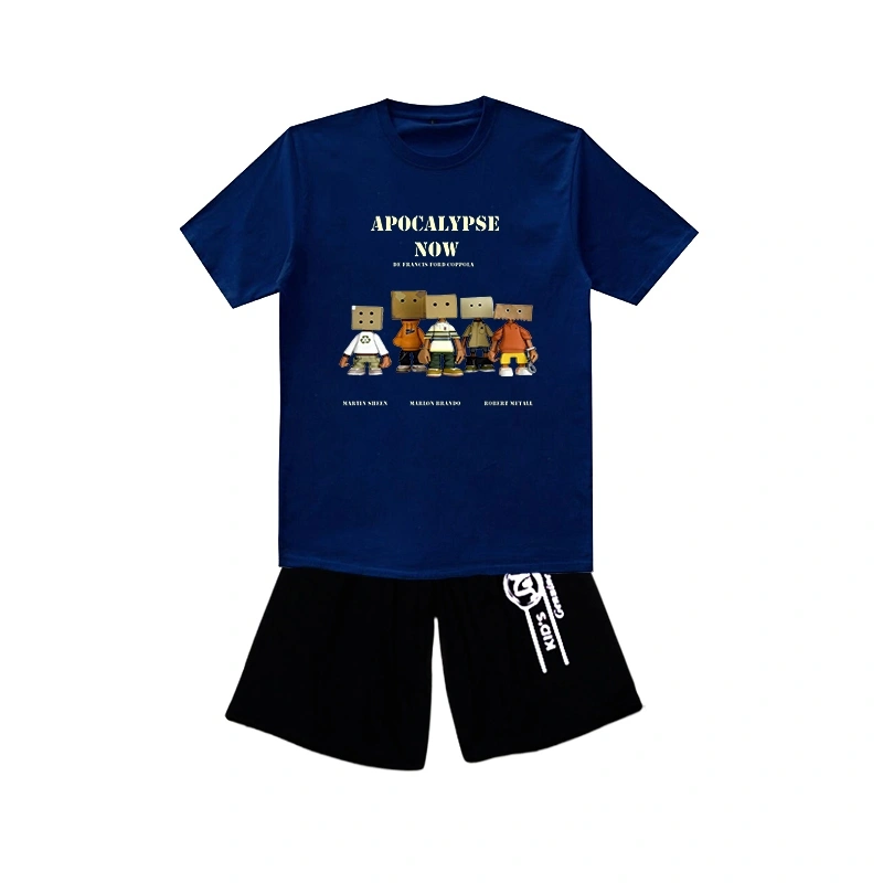 Setelan Atasan  APOCALYPSENOW Baju Pendek Anak Laki-Laki / Perempuan Unisex Celana Unisex Ukuran 1-14 Tahun