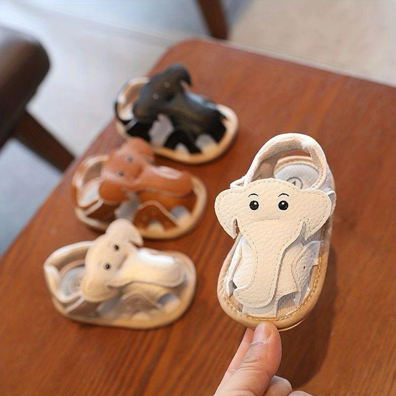 HipoShoes|Sepatu Sandal Bayi Usia 0-12 Bulan Laki-Laki/Perempuan Shoes Gajah Lucu Terbaru