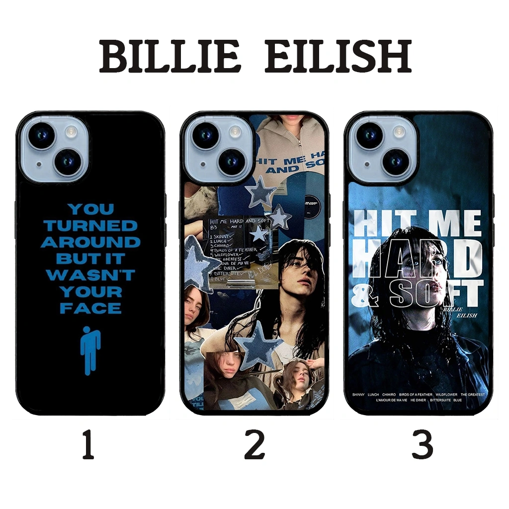 Billie Eilish - Softcase Glossy (BERGARANSI) Iphone samsung xiaomi redmi oppo vivo realme (Case Casing hp)