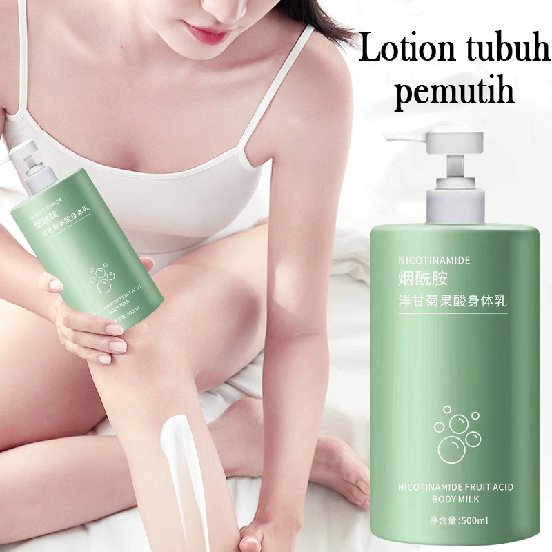 Body Lotion Pemutih 500ML Melembapkan Kulit Hidrasi Melembapkan Lotion Pelembap Mengatasi Kering