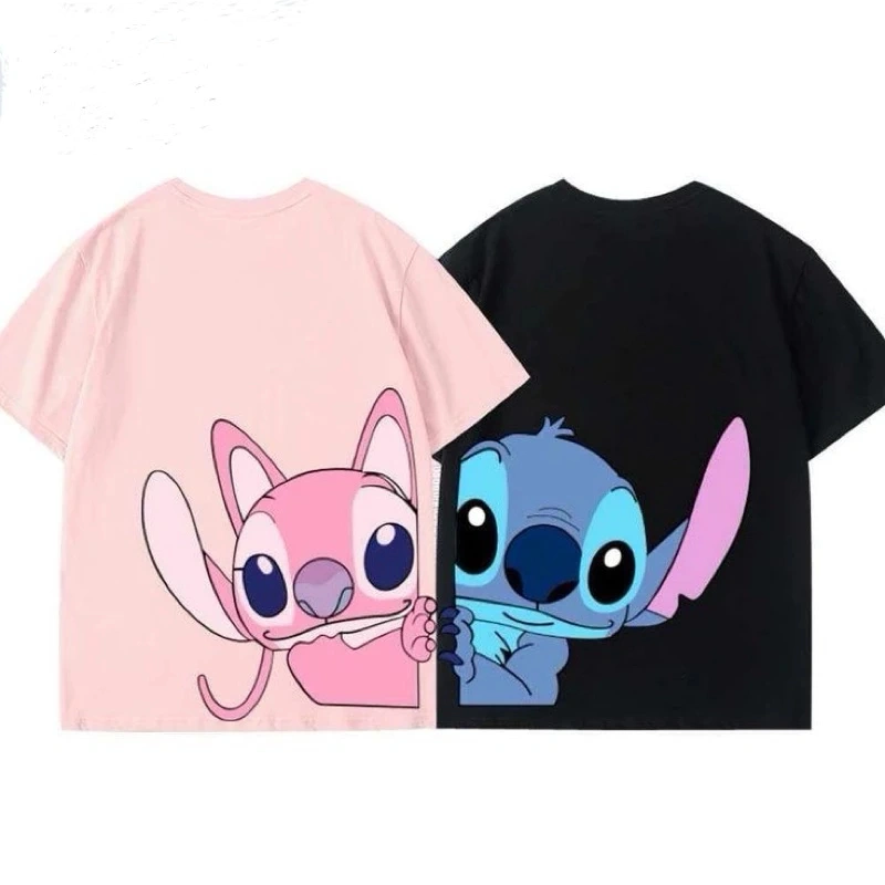Kaos Couple/Keluarga - kaos cewek cowok couple keluarga stitch - T-Shirt S/M/L/XL/XXL BIG SIZE Jumbo