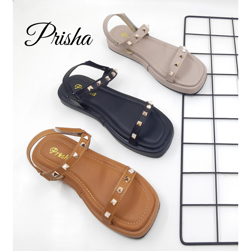 PRISHA Sepatu Sandal Platform Tali Belakang Trendy