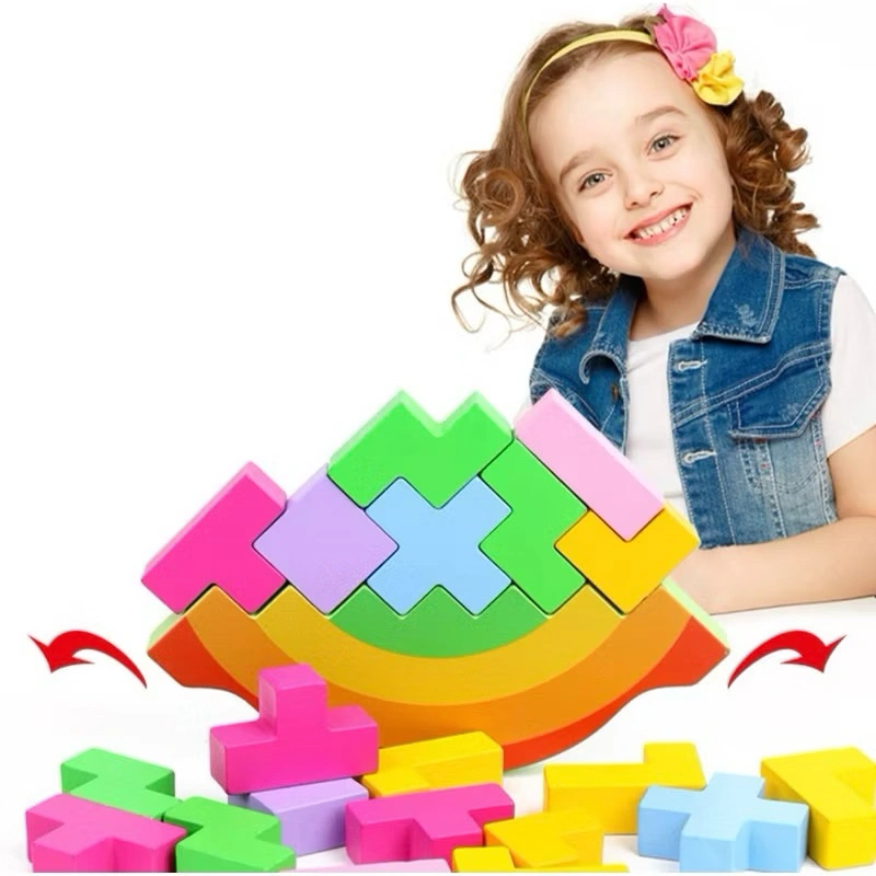 Rocking And Stacking Height/Balance Fun Game/Education Toys/Mainan Edukasi Anak/Mainan Puzzle/Family Game/Kids Toys/Cafe Toys