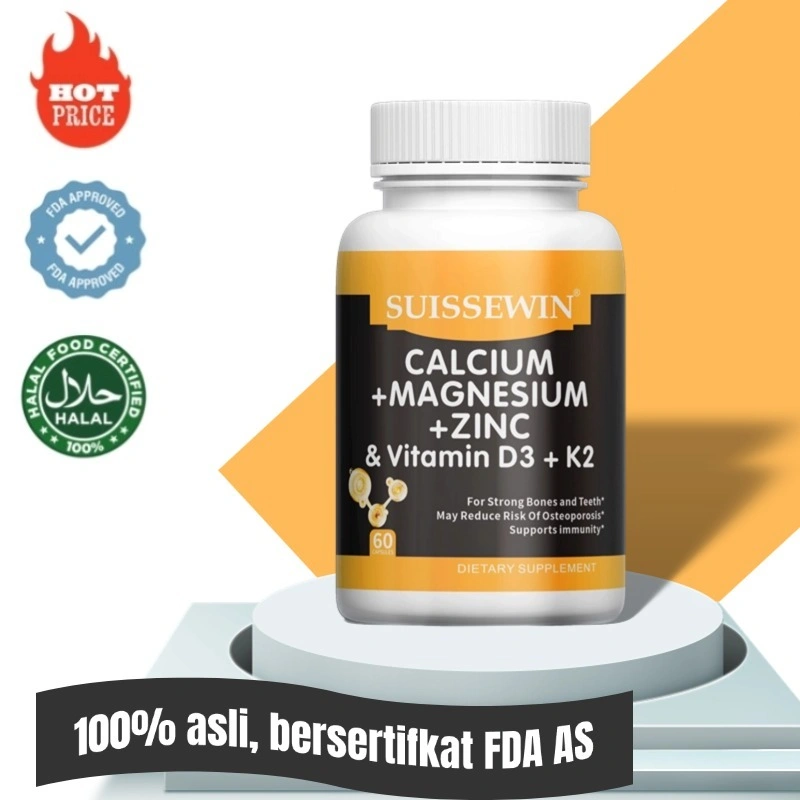 Kalsium Magnesium Zinc - Formula Alami untuk Tulang Kuat dan Vitalitas Tubuh
