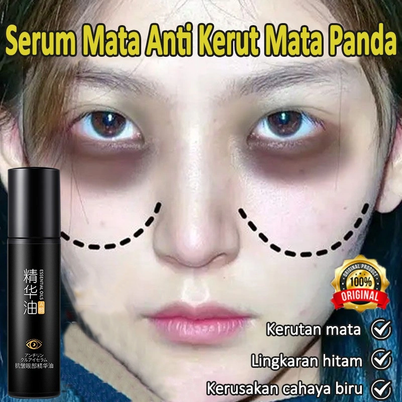 Serum mata panda dan kerutan kantung mata hilang ampuh 10ml Pengangkatan mata mengencangkan dan melembabkan Menunda penuaan