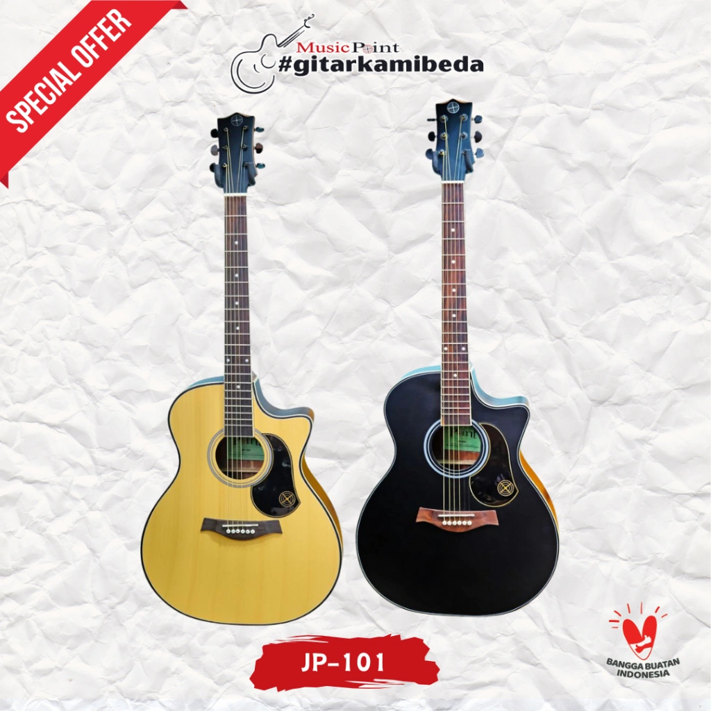 Gitar Akustik Elektrik JP-101 Original - Music Point Semarang
