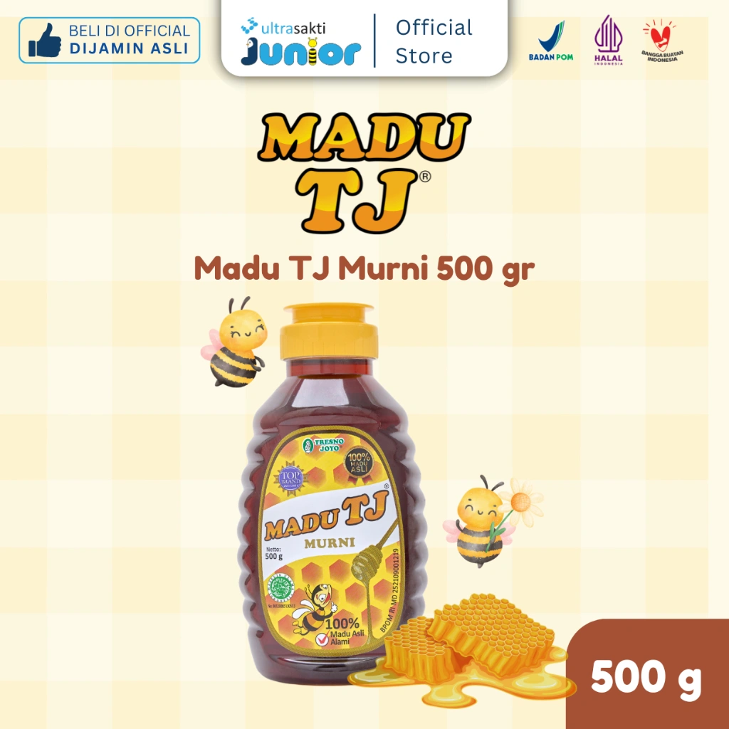MADU TJ Murni - 500gr Madu Murni