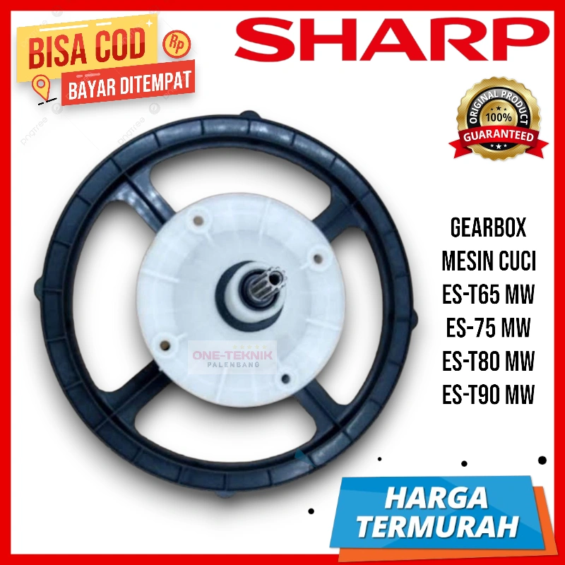GEARBOX MESIN CUCI SHARP 2 TABUNG ORIGINAL EST-65MW, 75MW, 80MW, 90MW