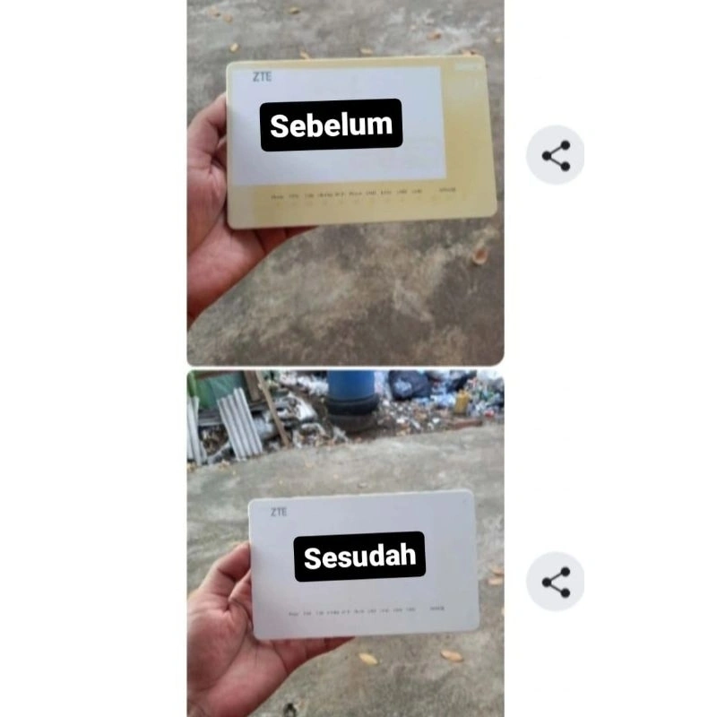 CAIRAN PEMUTIH COVER MODEM / PERALATAN WIFI BERBAHAN PLASTIK