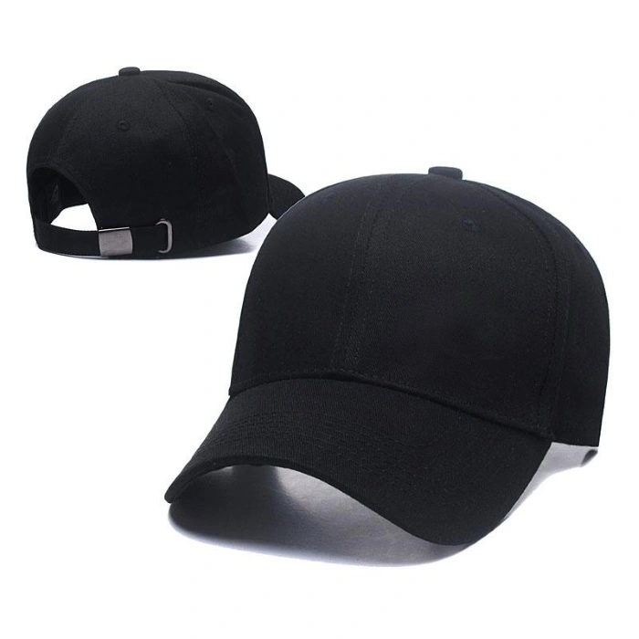 topi hitam polos pria/wanita dewasa bahan rapael denim kanpas allsize 56-58-60 tali belakang pake bahan sama ringcakopbesi