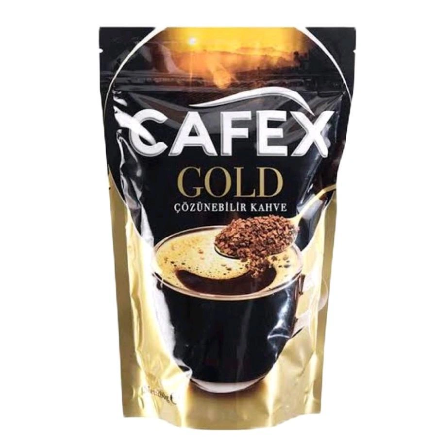| CAFEX | GOLD | INSTANT COFFEE | INTENSE | RICH AROMA | ORIGINAL | TURKI |