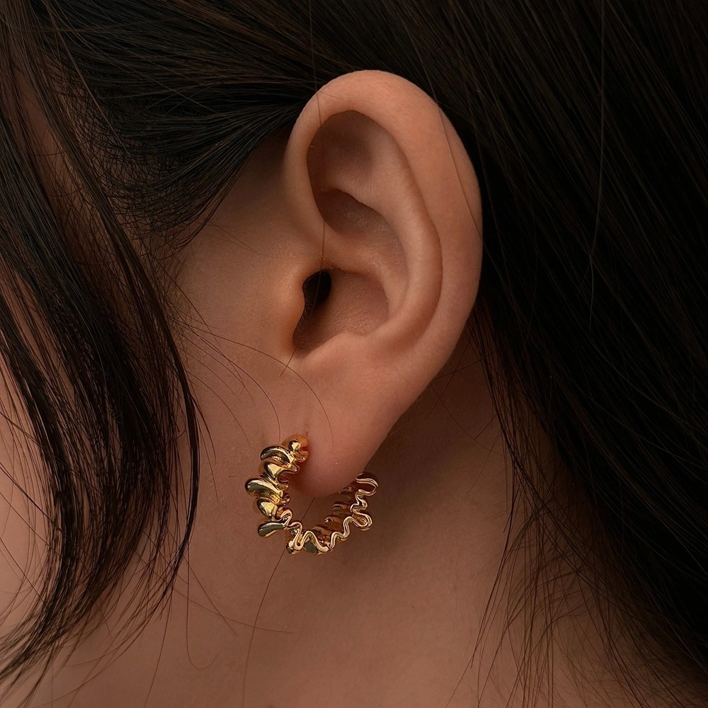 Liberteen - TALE Anting Wanita Stainless Steel 18k Gold Plated Kado Fashion Couple