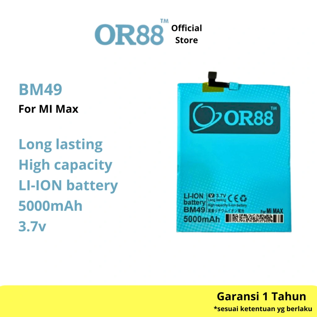 OR88 baterai batre battery double power xiaomi redmi Mi Max 1 / MiMax / BM49