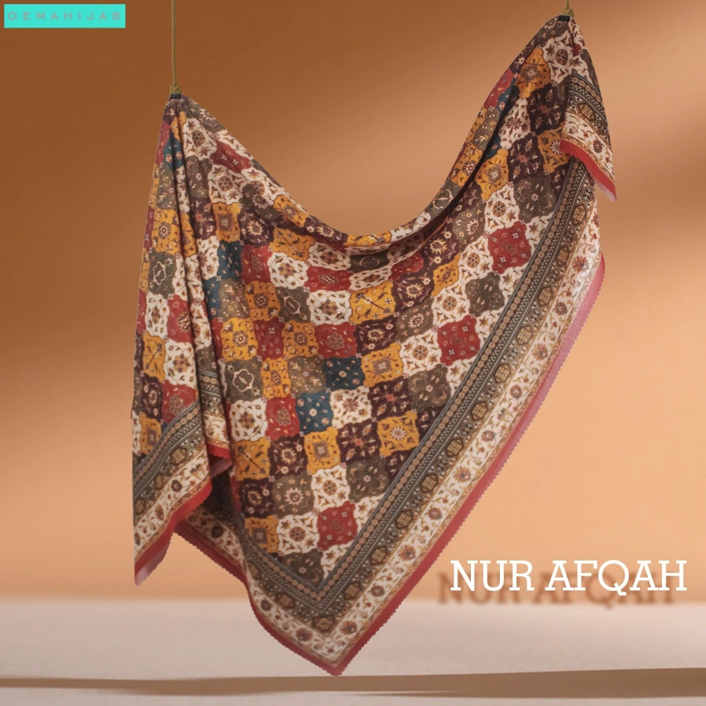 hijab segi empat motif 125 dan 145 | jilbab jumbo l NUR Series by Oemahijab