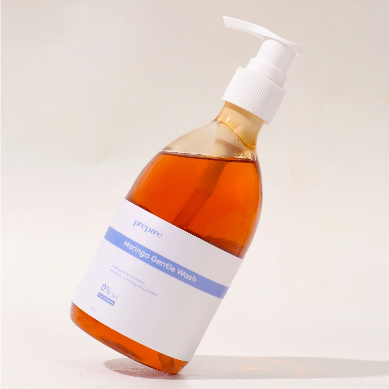 Prepare - Body Wash Moringa Calming Meredakan Gatal Untuk Kulit Kering Melembabkan Kulit