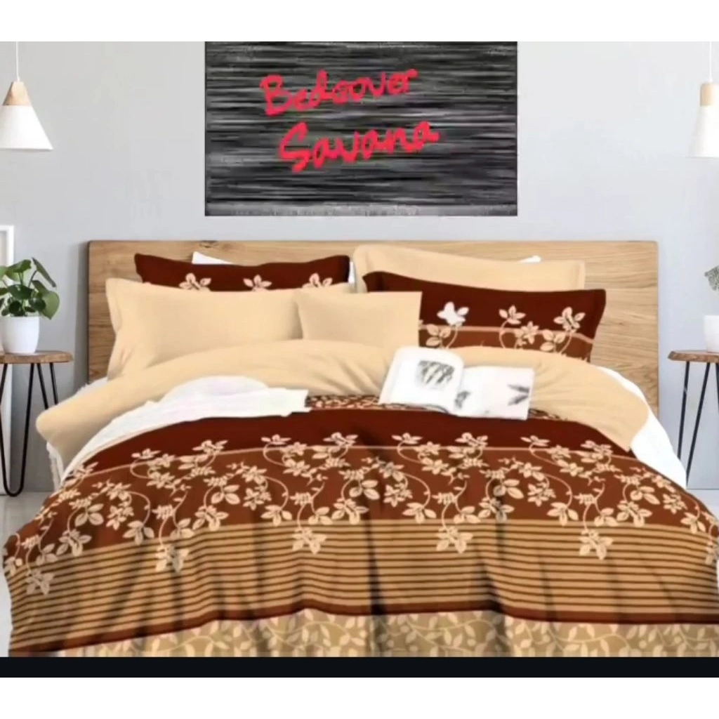 Batrisyia Bed Cover Microfiber + Sprei & Sarung Bantal