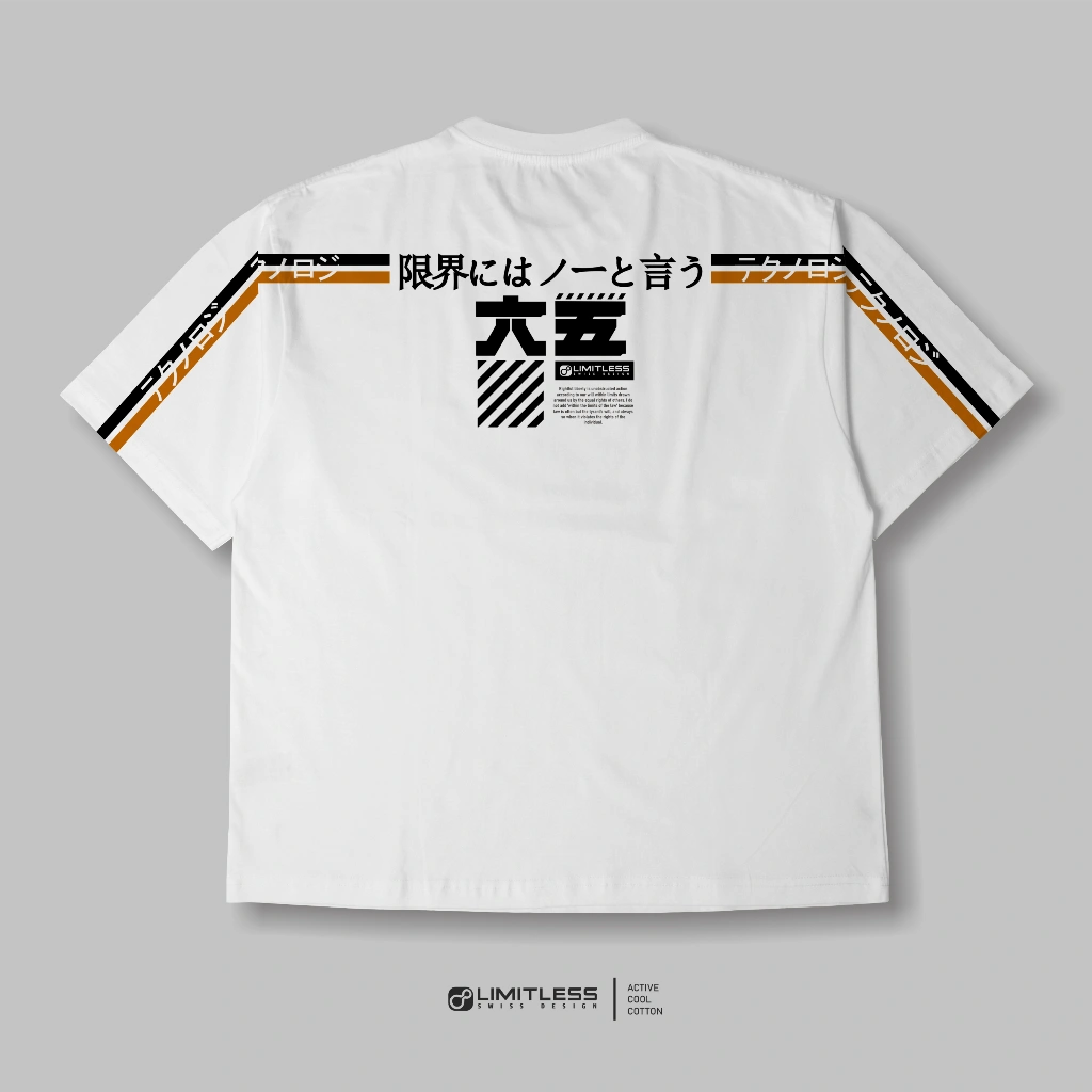 LMTLS - Kaos Pria Oversize Boxy Cut Tshirt Cowok Casual - Miyazaki Stripe