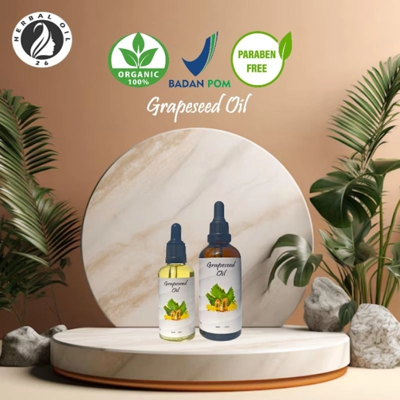 GrapeSeed Oil 100% Pure Organic - Body Care - Facial Care - Hair Growth Oil.