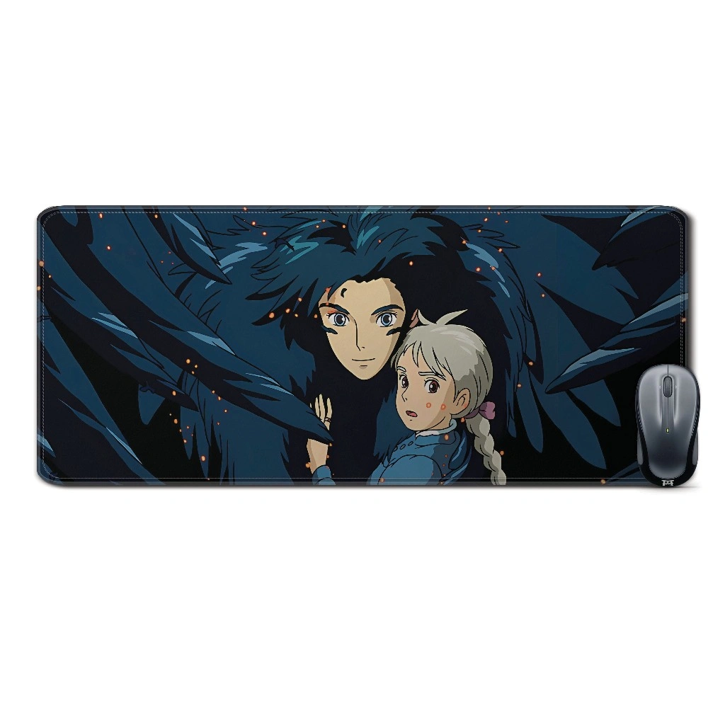 Deskmat mousepad extended anime 	HOWL'S MOVING CASTLE VISUAL	-	GHIBLI STUDIO	material Rubber