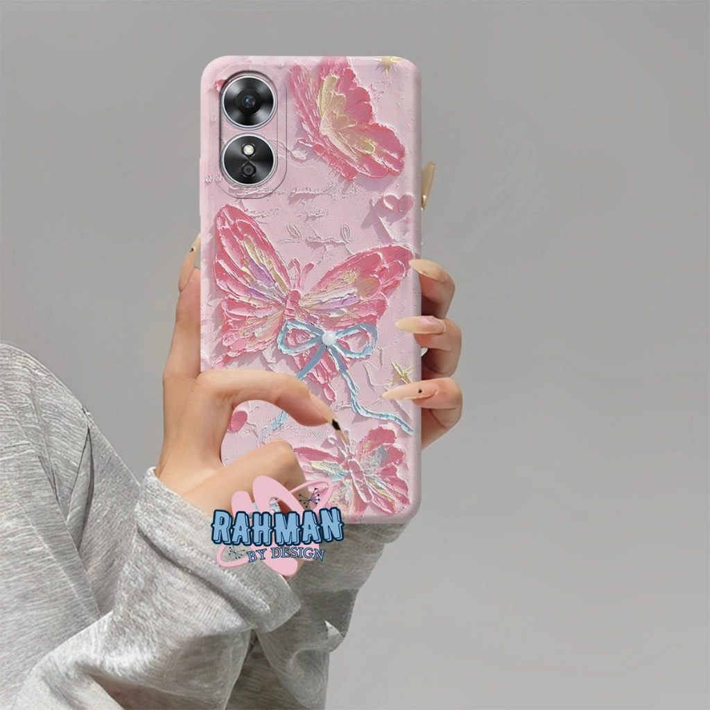 Kaikana Case Oppo A17 / A17K / A18 / A38 / A78 4G / A78 5G / A98 / A58 4G / A58 5G karakter -|NC 25|- case handphone- fashion case - softcase - hard case - cassing hp - case hp - silikon hp -kondom hp- case & cover hp - kasing hp - Casing smartphone