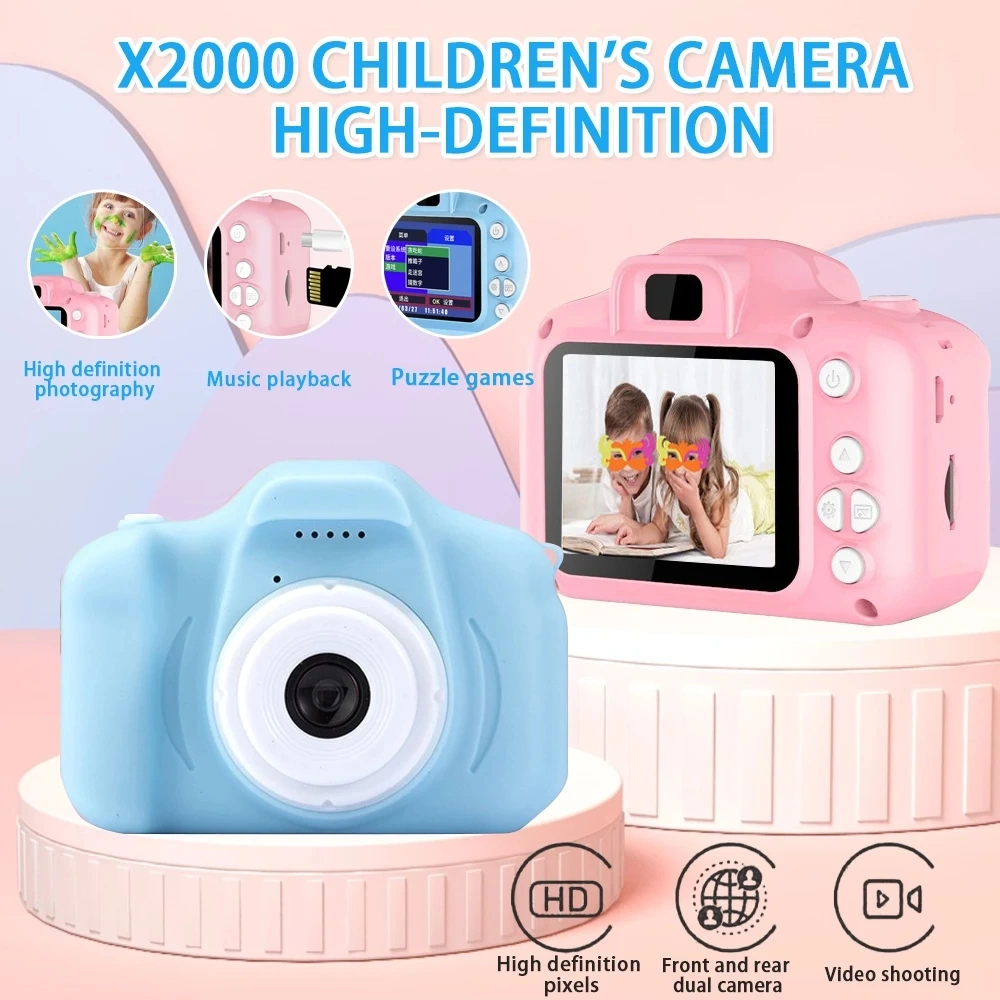Kids Camera - Kamera Digital Mini Anak DSLR - Mainan Kamera Anak