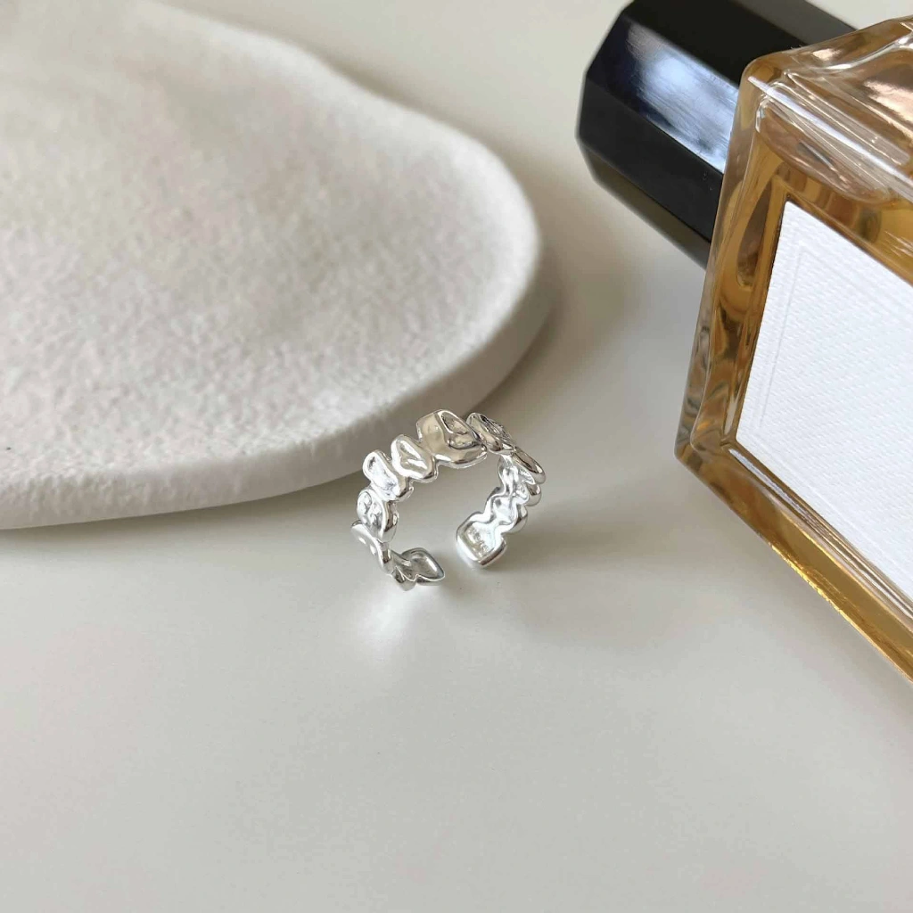 Liberteen - RUZ Cincin Wanita Stainless Steel 18k Gold Plated Kado Fashion Couple