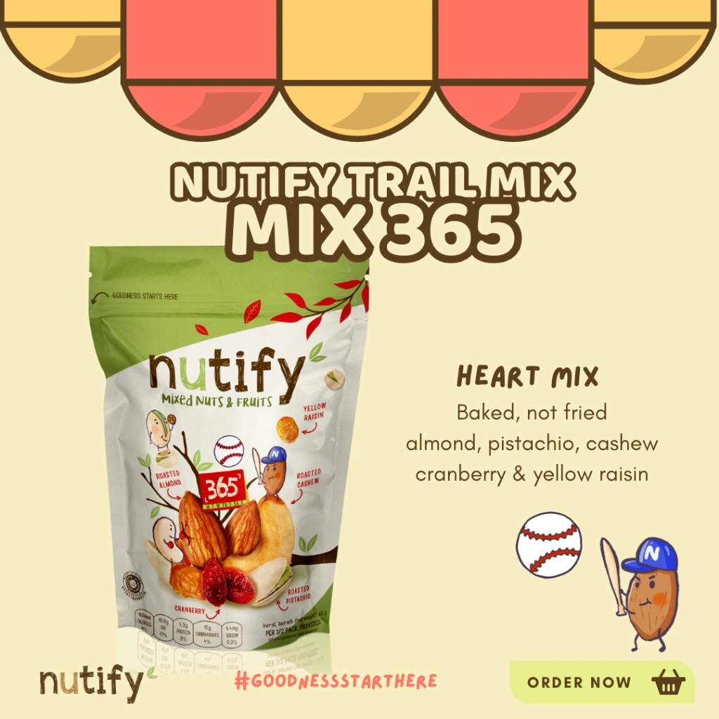 Nutify Trail Mix 365 Heart Mix Pistachio Almond
