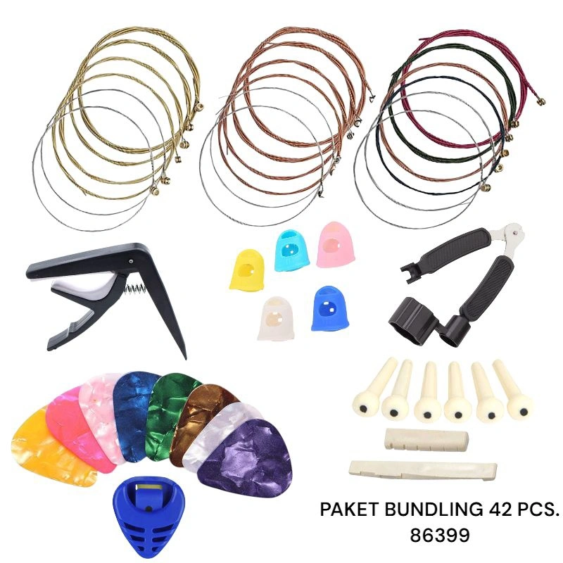 PAKET BUNDLING Senar Gitar Akustik 1 Set  ORI LEBIH HEMAT