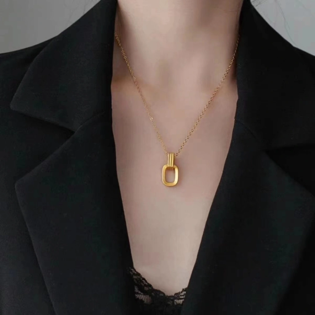 Liberteen - AMARA Kalung Wanita Stainless Steel 18k Gold Plated Kado Fashion Couple