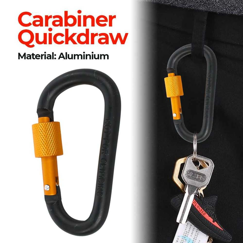 APEN Karabiner Gantungan Tas Aluminium Quickdraw Carabiner Barang Unik - K12L