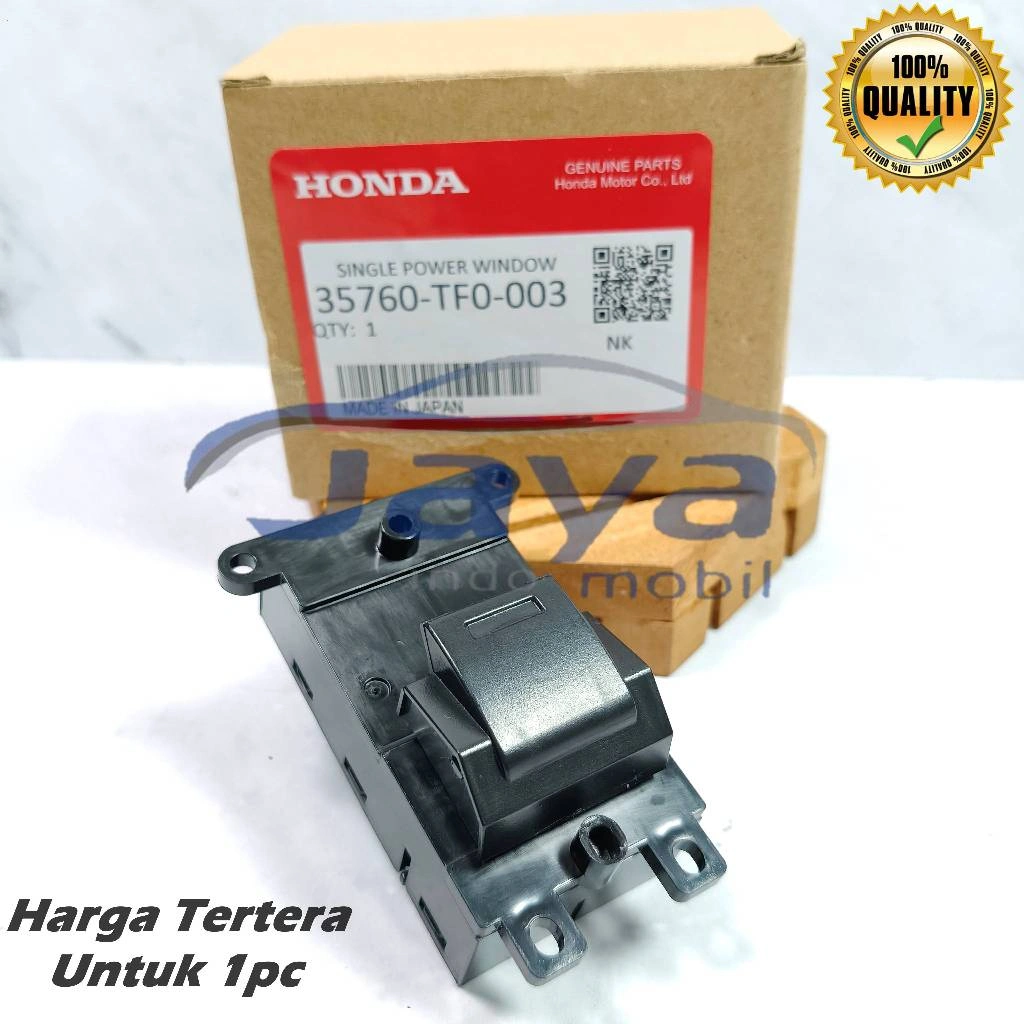 Single Saklar Anak Switch Power Window Mobilio Brio Freed BRV Jazz RS GE8 City GM2 Civic