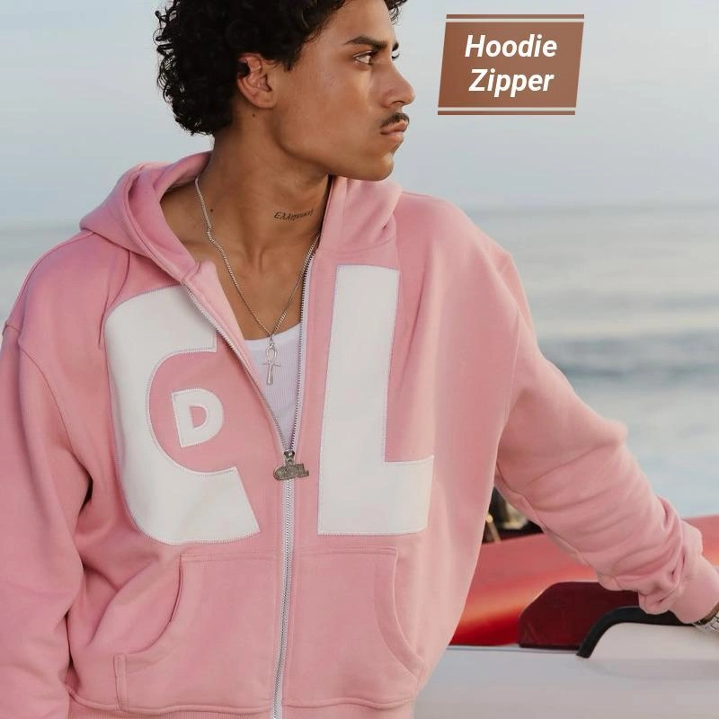 Hoodie Boxy Double zipper YKK • CDL • HOODIE BOXY OVERSIZE • HOODIE BOXY ZIPPER