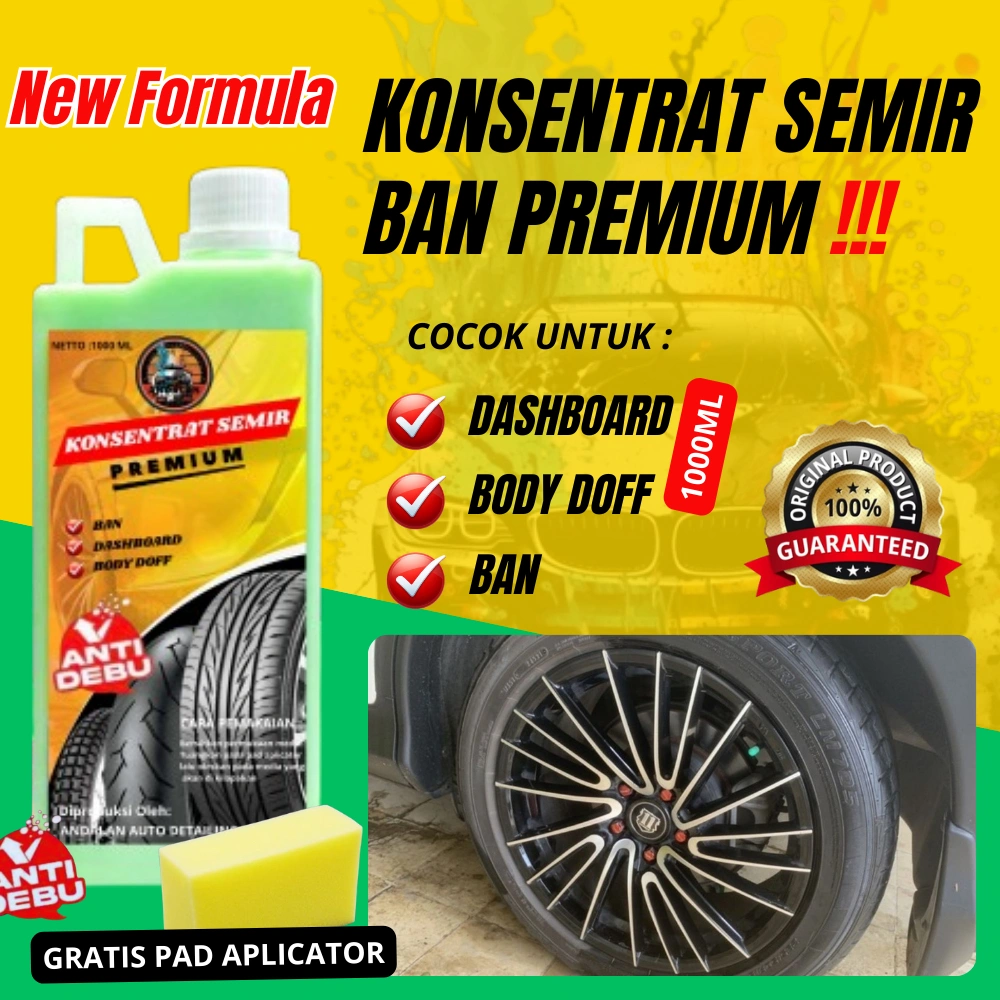 KOSENTRAT SEMIR original 1Liter Semir Ban, Semir Dashboard, Semir Doortrim, Semir Body Doff