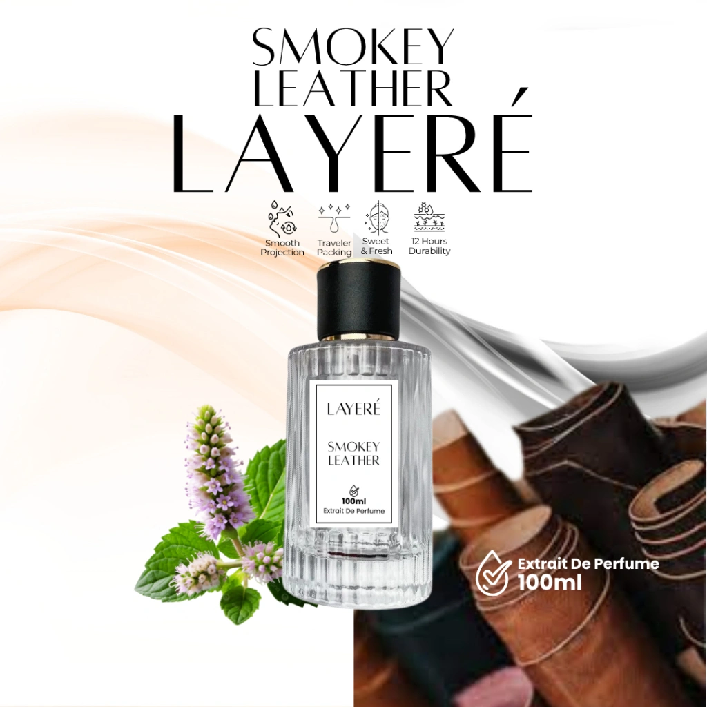 LAYERE Smokey Leather – Extrait 100ml Layered Perfume, Premium & Long-lasting – smoky, leather