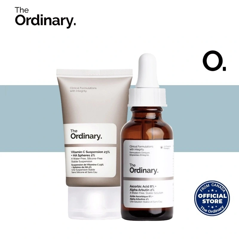 The Ordinary Brightening Vitamin C Serum Collection Suspension 23% / Ascorbic Acid 8% + Alpha Arbutin 2% 30ml