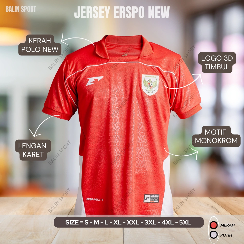 Jersey kaos bola Timnas Indonesia AWAY Putih Unisex 2025 Terbaru